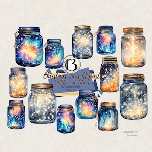 Aquarel kerstster potten clipart, lichten in een pot clipart, xmas potten clipart, schattige ster clipart, Merry Christmas PNG, boom met verlichting