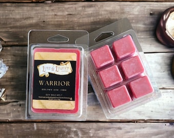 Warrior Wax Melt, Oakmoss Wax Melt, Fantasy Wax Melt, Safe Soy Wax Melt, RPG wax melt, DnD theme wax melt, Aftershave Scented soy wax melt