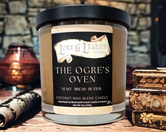 The Ogre's Oven Candle, Fantasy Themed Candle, Roleplaying Candle, Tabletop Adventure Candle, DnD themed candle, Nerd Candle, DnD gift