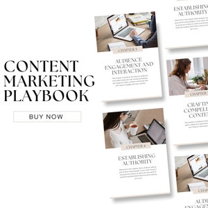 Boost Your Business: 25-Page Content Marketing Playbook |Strategy, Templates, & More! Ideal for Social Media Managers! Social Media Strategy