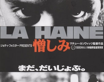 La Haine Japanese Alternative Film Movie Print Wall Art Poster