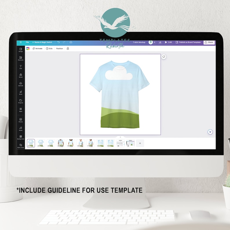 T-shirt Canva Mockup