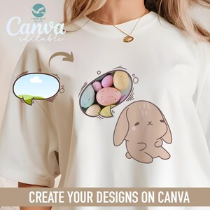 Thinking Bubble Frames CANVA Editable, Talking Sign Custom Shirt