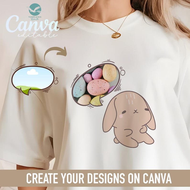 Thinking Bubble Frames CANVA Editable, Talking Sign Custom Shirt