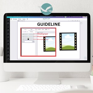 Photo Strip Film Canva Frames