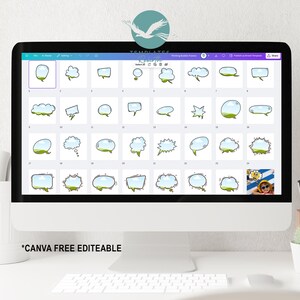 Thinking Bubble Frames CANVA Editable, Talking Sign Custom Shirt