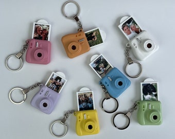 Mini instax camera foto sleutelhanger gepersonaliseerd cadeau Valentijn (met eigen foto)