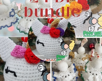 Crochet Christmas Ornaments Bundle: Festive Patterns