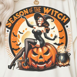 vintage Halloween png | Objets magiques png | Png effrayant | Conception de chemise de sorcière | Saison de la sorcière | Halloween sublimation design automne png