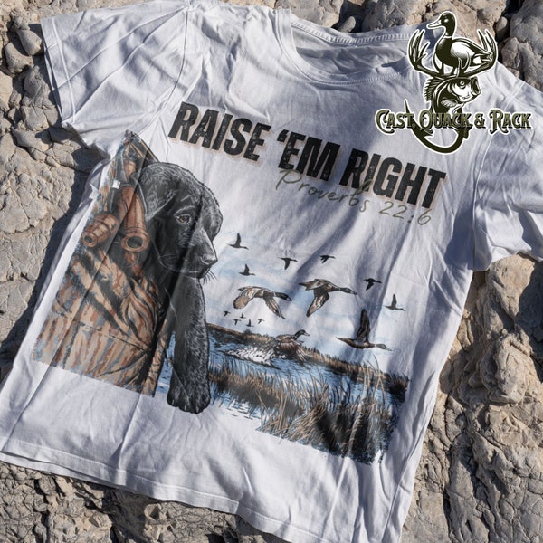 Raise em right PNG | Duck Hunting Sublimation design | Duck hunt png | Black Lab png  | hunting dog png  | duck hunting png | duck lake png