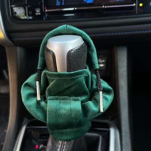 Car Gear Shift Knob Cover Hoodie, Luminous Velvet And Thickened Car Shift Hoodie  Cover, Glow-in-the-dark Hoodie Gear Shift Cover