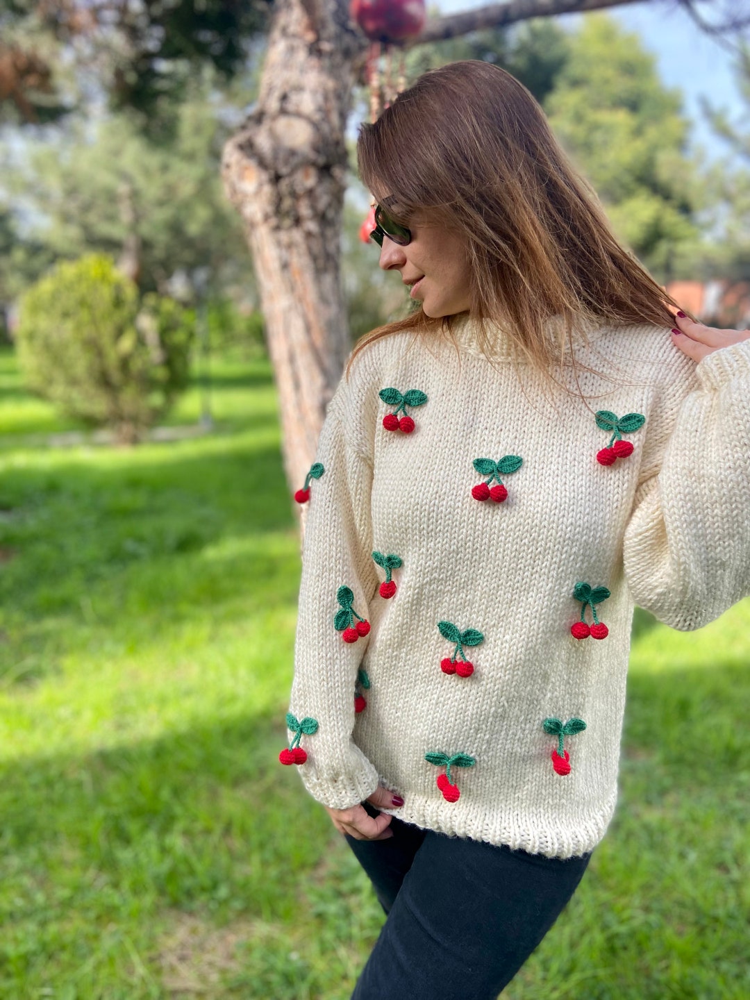 Sweatshirt Damen Zara Pullover Blumen Pulli Strickjacke Mit