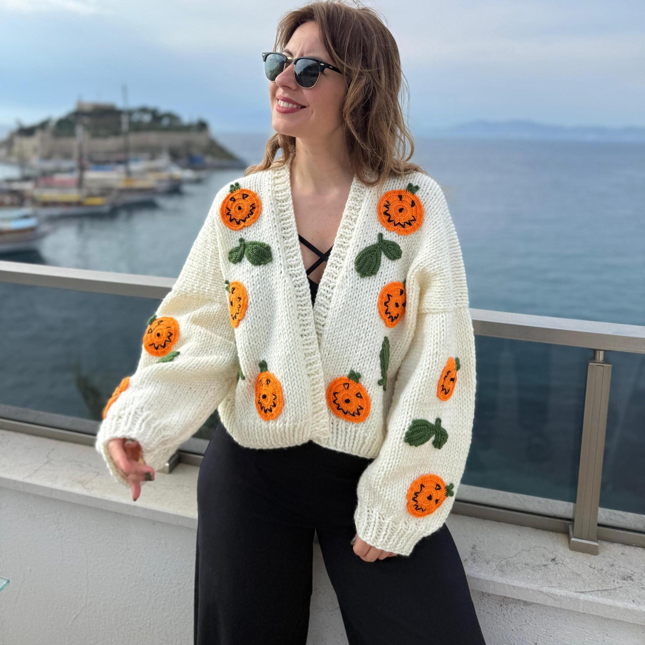 トップス FOR SOMEONE SPIDER KNIT CARDY Spider Web Plush Knit Pocket Button Front Cardigan – BloomChic