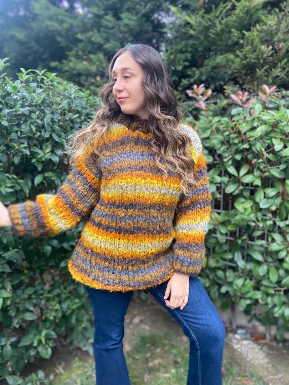Chunky mustard jumper online