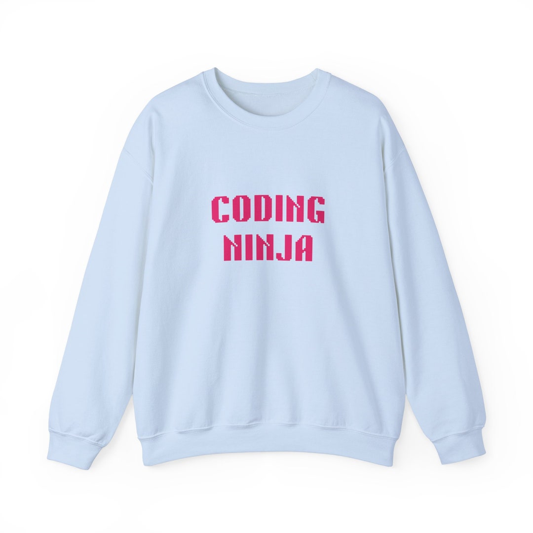 Medical Coder Coding Ninja Hot Pink Font Sweatshirt - Etsy