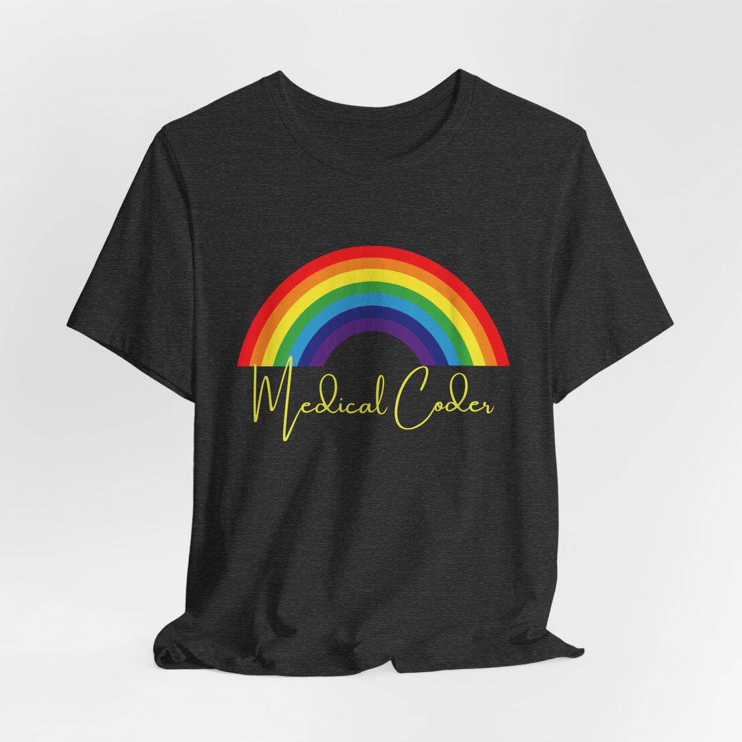 Medical Coder Rainbow Medical Coder Rainbow YF T-shirt - Etsy