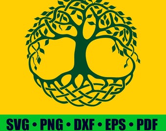 Celtic Tree of Life SVG, Knot Vector Art (Digital Download)