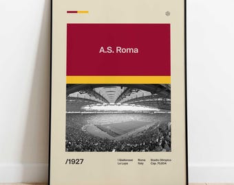 AS Roma poster | digital DOWNLOAD!