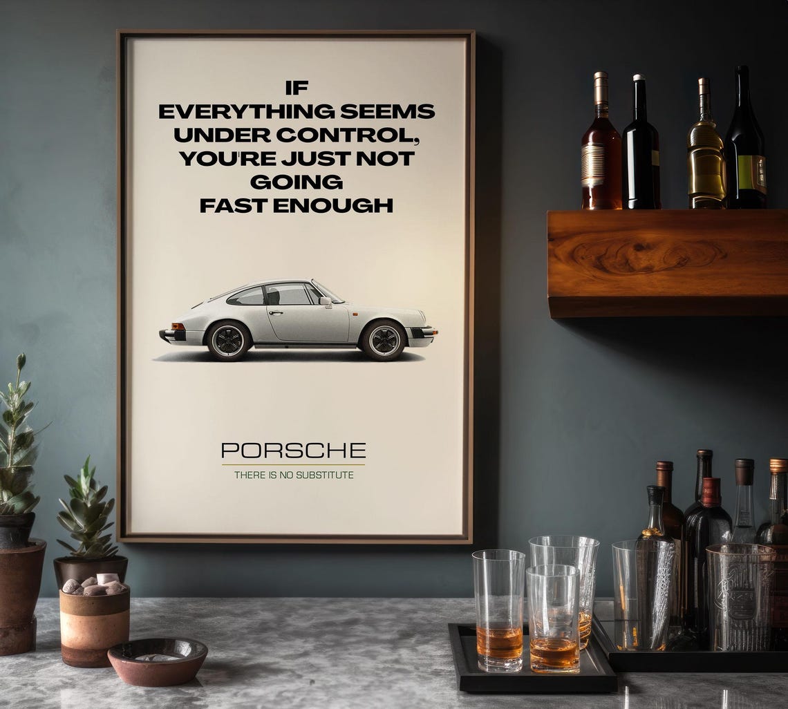 porsche-911-poster-porsche-funny-quote-porsche-911-vintage-poster