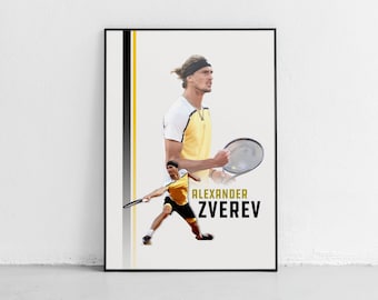 Zverev Poster | Sascha Zverev | digital DOWNLOAD
