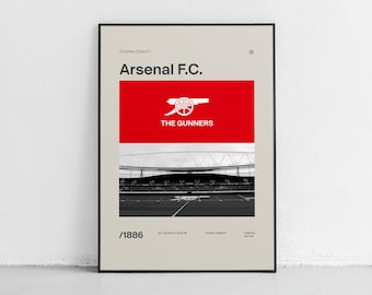 Arsenal FC Poster - Emirates Stadium poster - digital DOWNLOAD