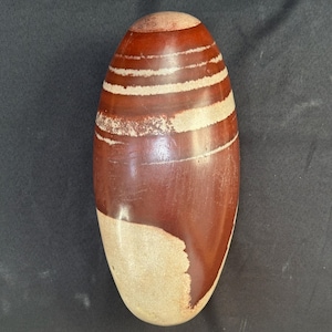 13&quot; Shiva Lingam Natural stone from Narmada River in India C25.12.8