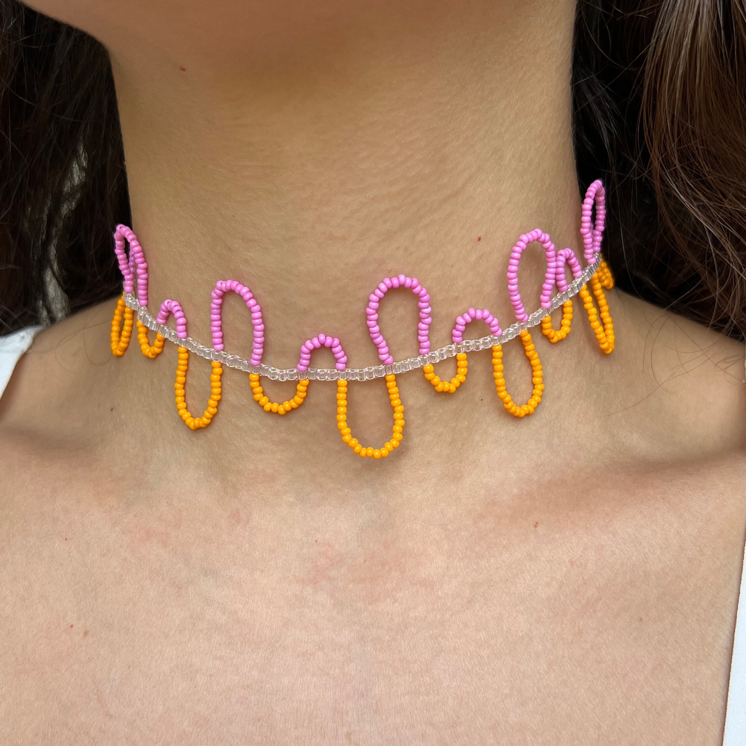 【2plan】24SS★ [LAN ARCHIVE] Wave Ball Choker Necklace 2plan】24SS☆ [LAN ARCHIVE] Wave Ball Choker Necklace