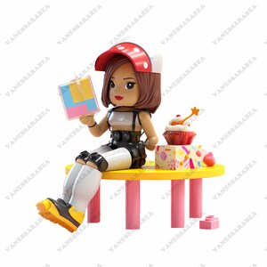 Roblox Girls Clipart PNG Digital Image Clip Art INSTANT DOWNLOAD printable