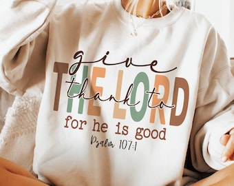 Retro Thanks to The Lord Png, Christian png, thankful, blessed Png, Fall png, bible, Turkey Day Png, Thanksgiving png, Sublimation design