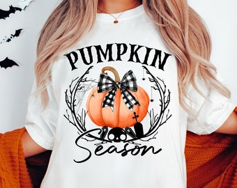 Retro halloween png coquette bow png, Fall Floral Png,Trending png,Pumpkin spice png,spooky mama png,Coquette pumpkin,Aesthetic png