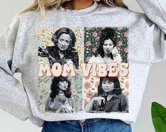 Floral Mom Vibes Png, Retro 90’s Png, Funny Mom Png, Mom Life Png, Mother's Day Gift Png, Digital File