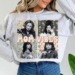 Floral Mom Vibes Png, Retro 90’s Png, Funny Mom Png, Mom Life Png, Mother&#39;s Day Gift Png, Digital File