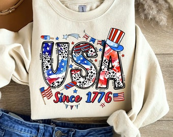 USA Since 1776 Png, Fourth Of July Png, USA PNG, America png, Patriotic Flag Png, Independence Day Png, Sublimation Designs