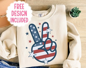 Retro Groovy 4th of July png, Fourth of July sublimation, Peace hand sign png, Independence day png, Freedom, T shirt design, mug png