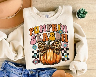 Retro fall png coquette bow png, Fall Season Png, halloween png, Trending png, Pumpkin spice png, spooky mama png, pumpkin sublimation