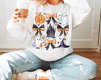 Coquette Halloween png, Coquette Bow Halloween png, Spooky Season png, Halloween Shirt png, Pumpkin png, Halloween Shirt Sublimation Designs