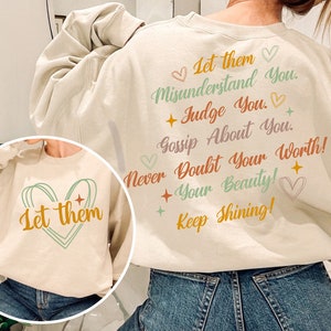 Let Them SVG, Keep Shining Svg, Inspirational Svg, Self Worth Svg, Self Love Svg, Motivational Svg, Cut Files, Cricut, Png, Svg