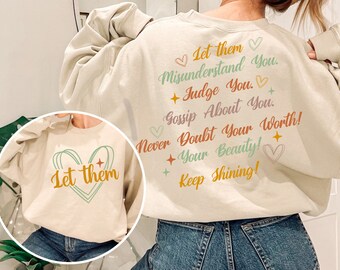 Let Them SVG, Keep Shining Svg, Inspirational Svg, Self Worth Svg, Self Love Svg, Motivational Svg, Cut Files, Cricut, Png, Svg
