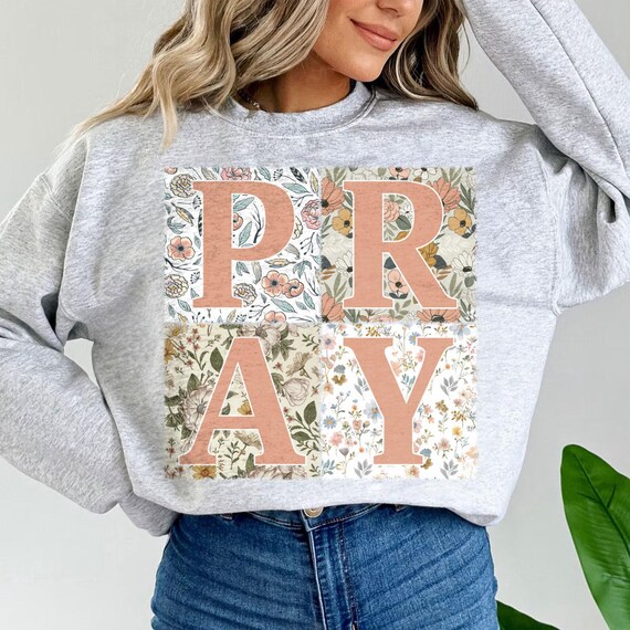 Floral Fall Patchwork Pray PNG, Boho png, Sublimation T Shirt Designs, Christian PNG, Jesus png, Faith png, Dtf
