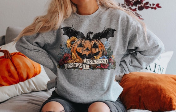 Sorta Sweet Sorta Spooky PNG, Halloween png, Pumpkin png, Fall png, Autumn png, Sublimation T shirt design