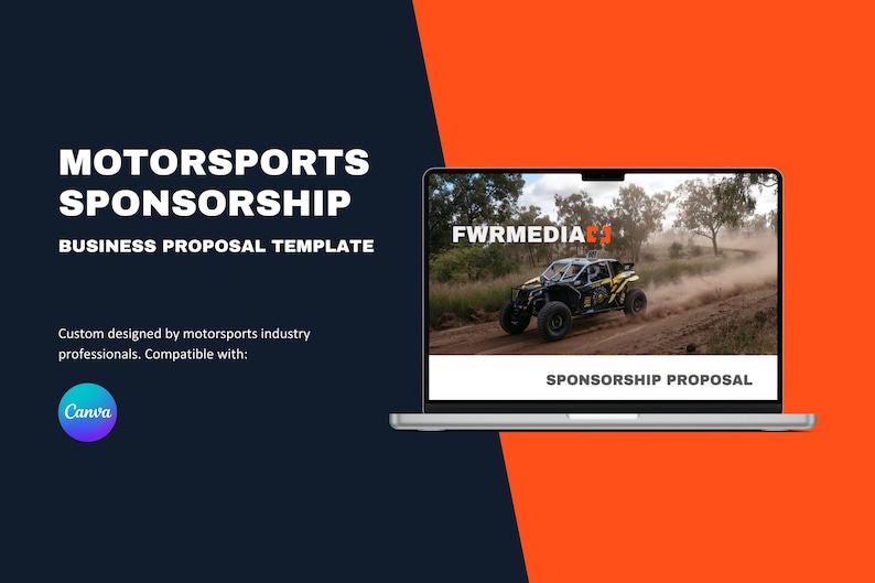 Motorsports Sponsorship Proposal Template - Etsy
