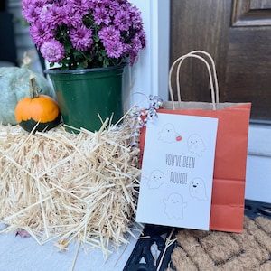 You&#39;ve Been Booed Printable We&#39;ve been Booed Trick Or Treat Kit Boo Bag Printable Halloween boo tag Instant Download