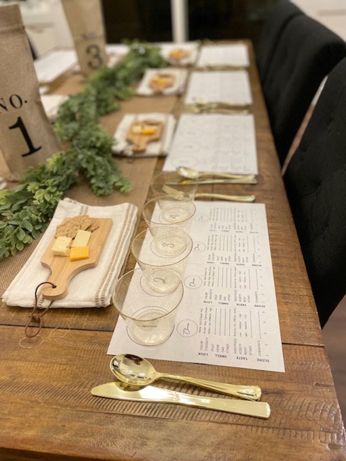 Wine Tasting Placemats Party. Blind Tasting. 4 Wines. Wine and Cheese ...