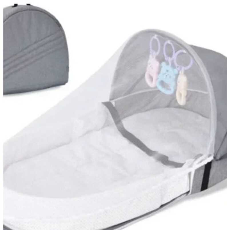 Portable Baby Crib Multifunctional Travel Babynest Outdoor Etsy