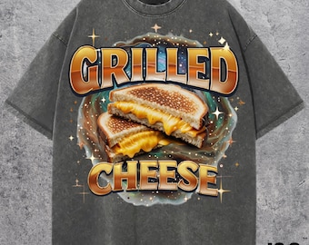 Grilled Cheese Shirt, Food Lover, Funny Gag T-Shirt, Weird Shirts, 90s Graphic T-Shirt, Trendy Aesthetic Shirts, Vaporwave Shirt