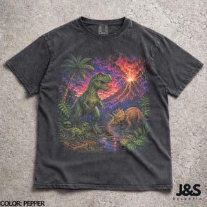 T Rex Shirt Vintage - Etsy
