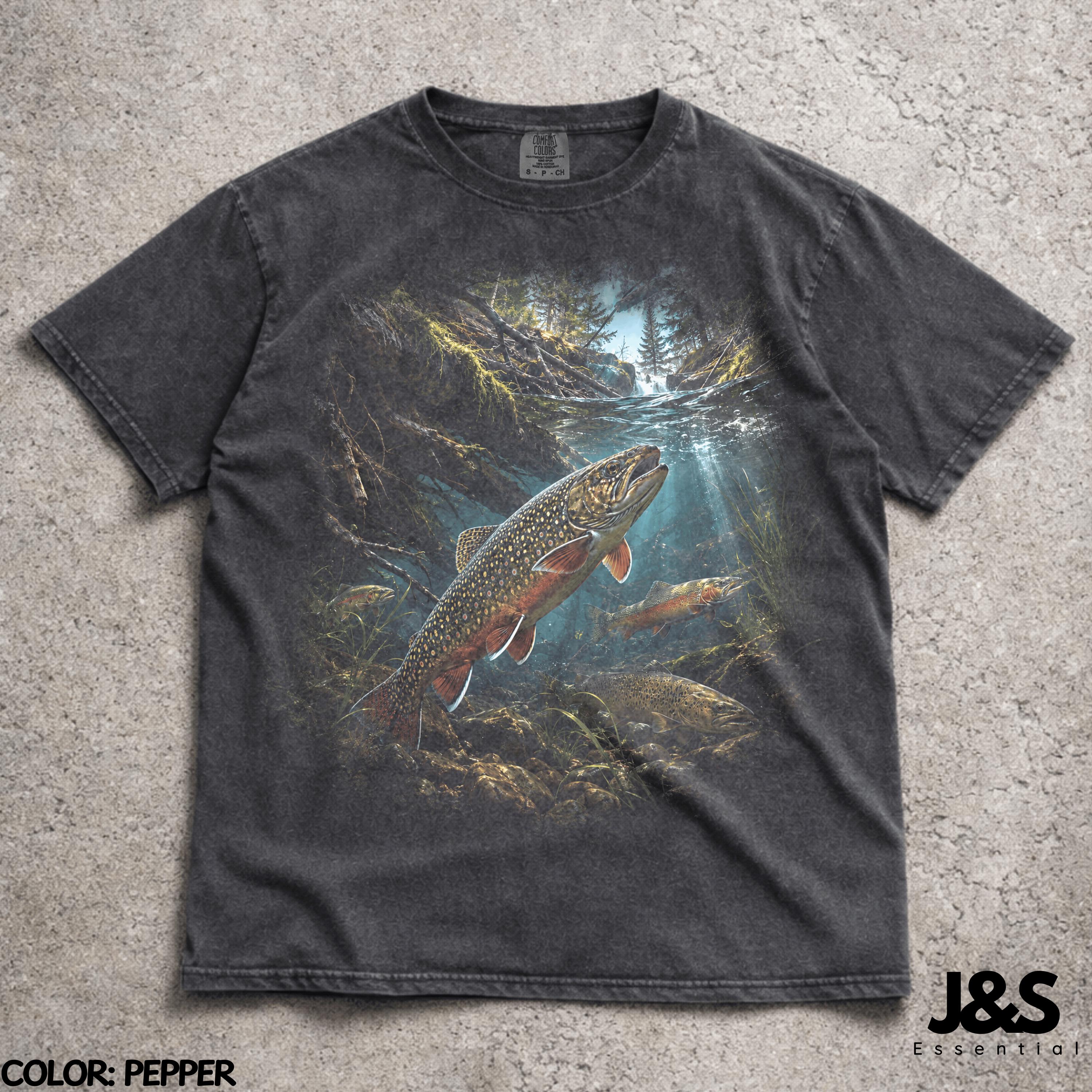Brook Trout Tee - Etsy