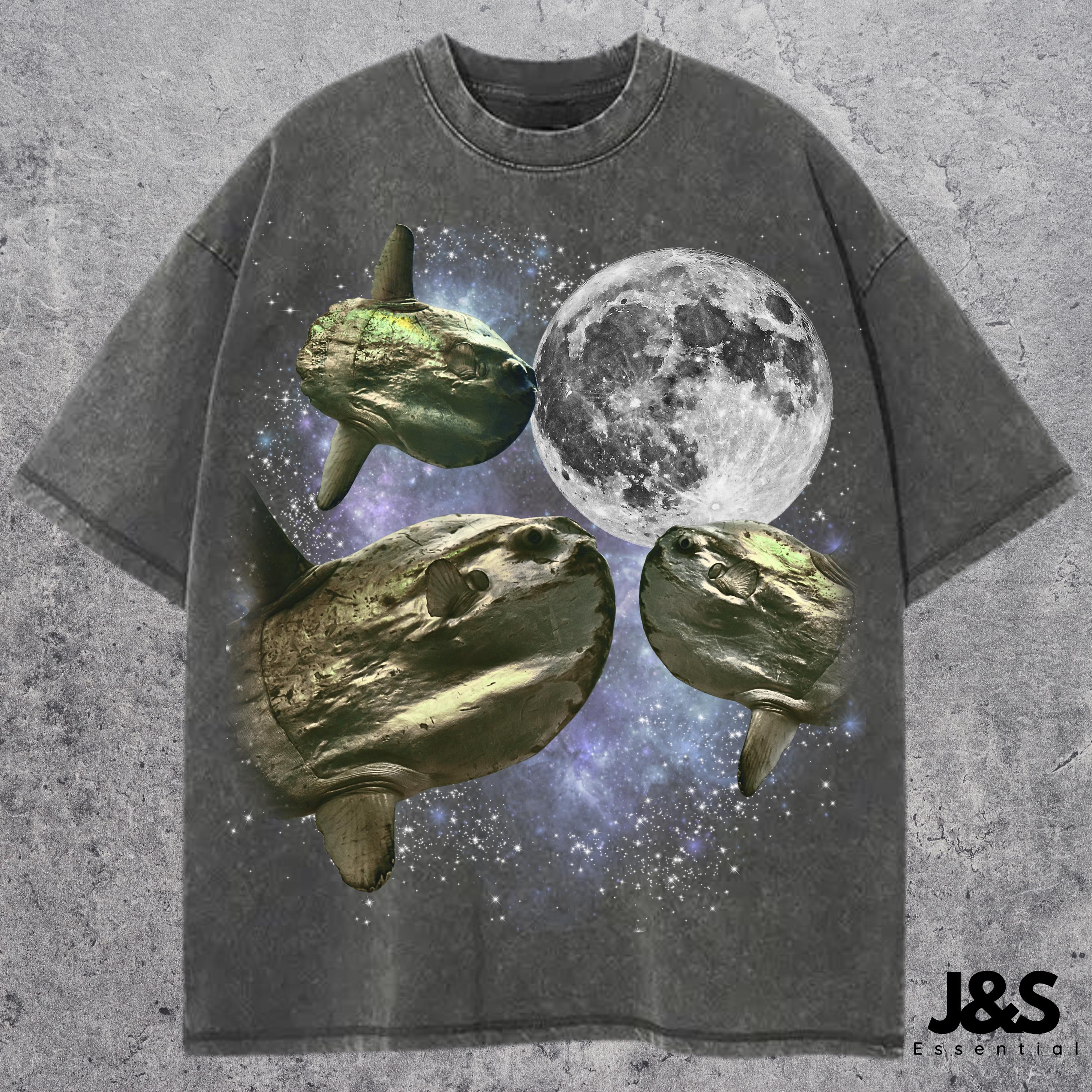 Three Sunfish Mola Mola T Shirt, Funny Ocean Fish Tee, Weird Sea