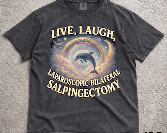 Salpingectomy Retro Graphic T-shirts, Funny Medical Moon Tee, Surgery Humor Shirt, Unique Nurse Gift, Oversized Doctor Top