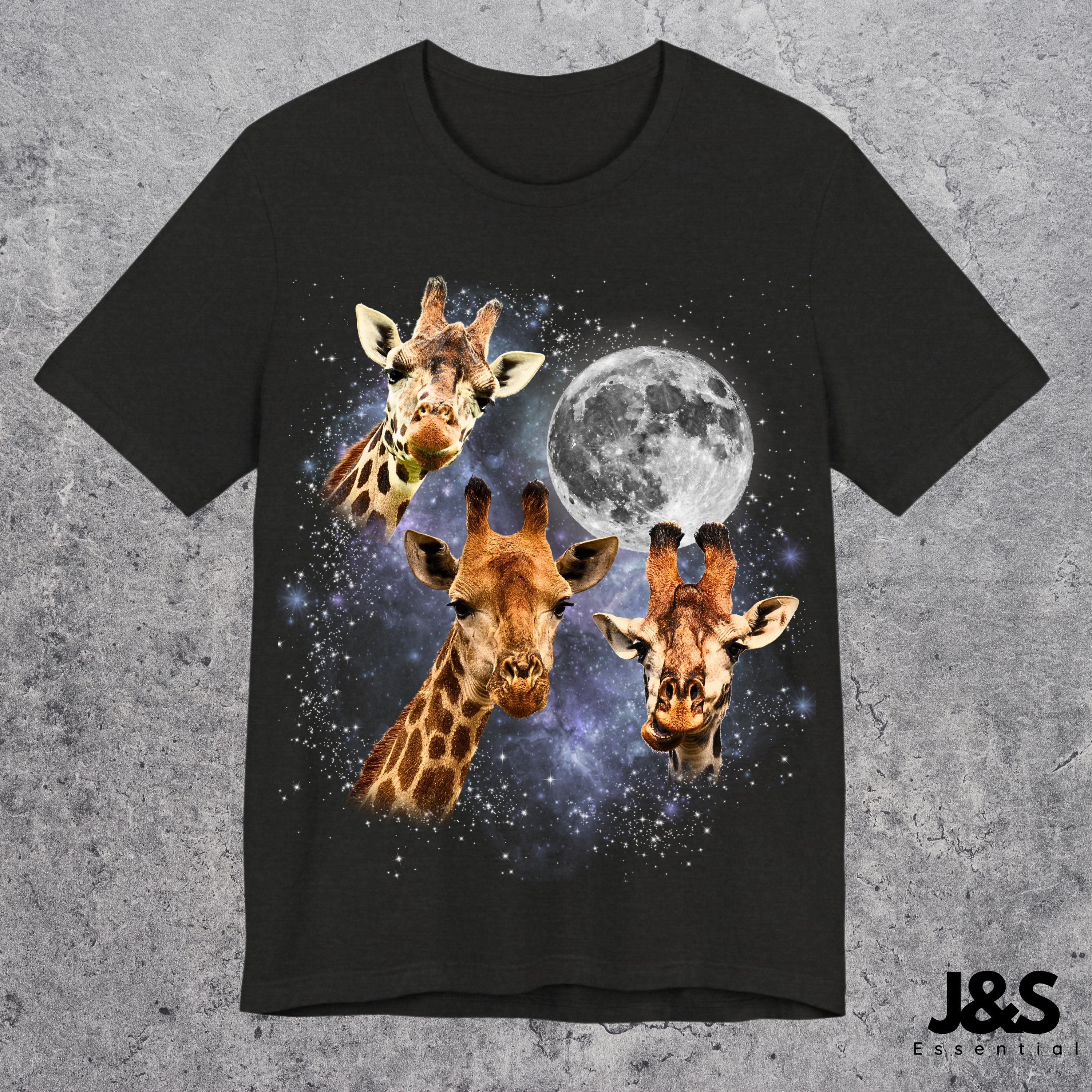 キリンのレトログラフィックTシャツ3枚、ヴィンテージキリンムーンT